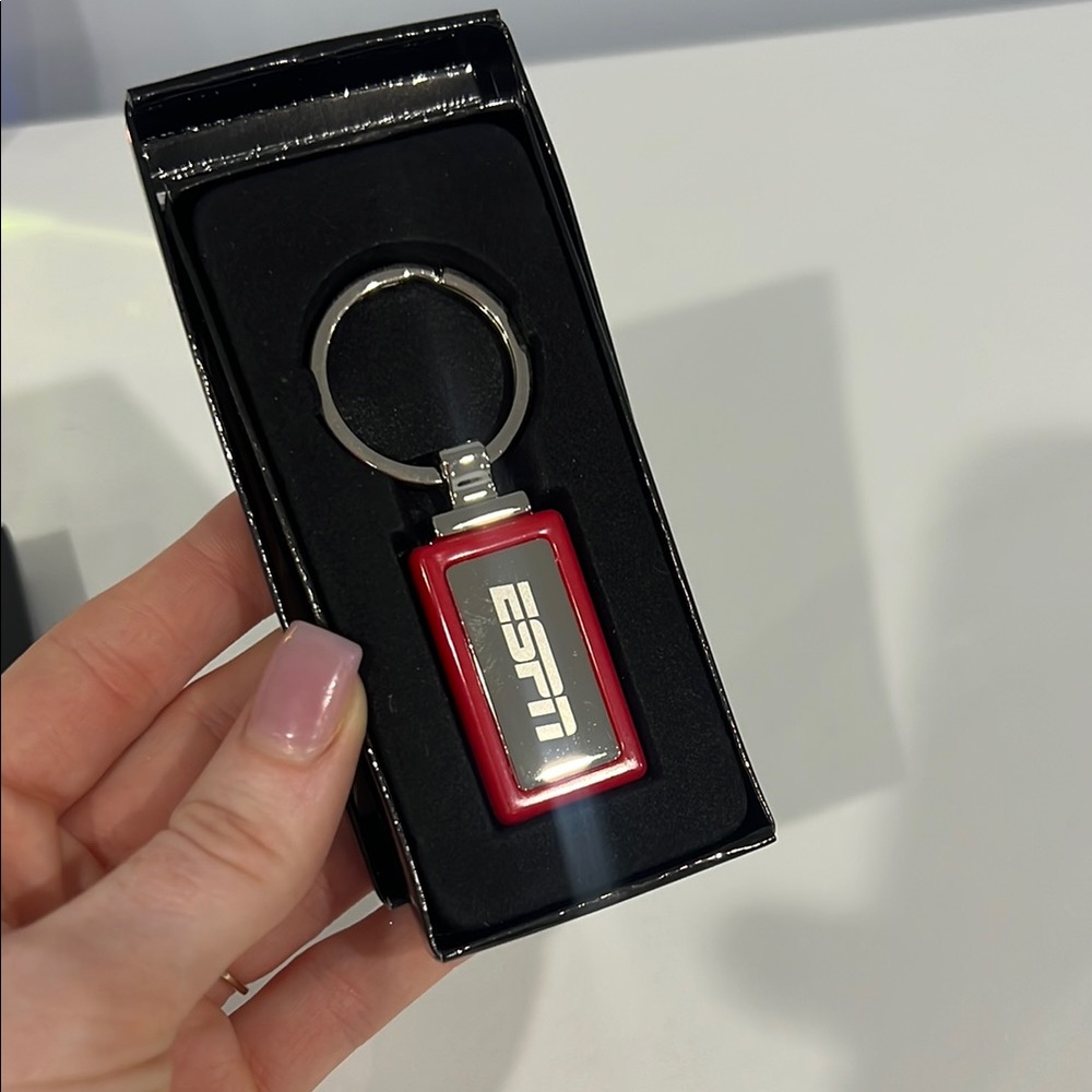 ESPN Red Keychain